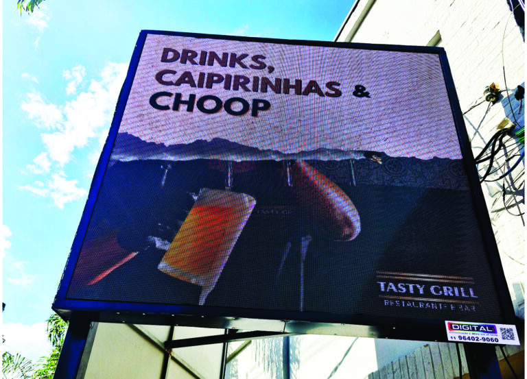 Locação Painel de Led Tasty Grill Campinas