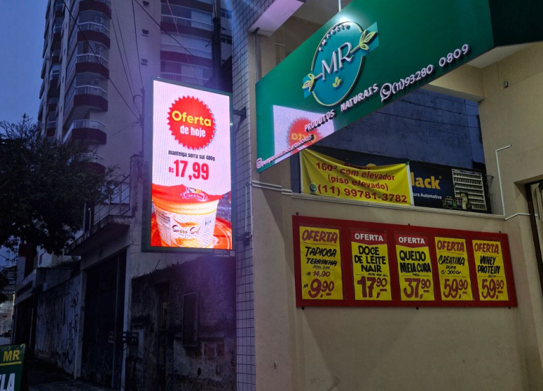 Venda Painel Led Personalizado Empório MR