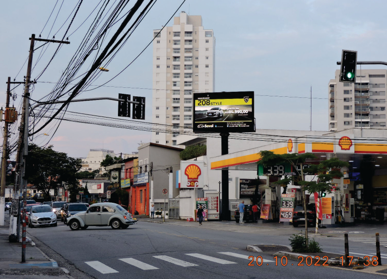 Veiculação em Painel de LED ,Cliente Savol Santo André