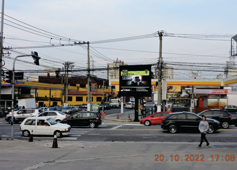 Veiculação em Painel de LED ,Cliente Savol Santo André