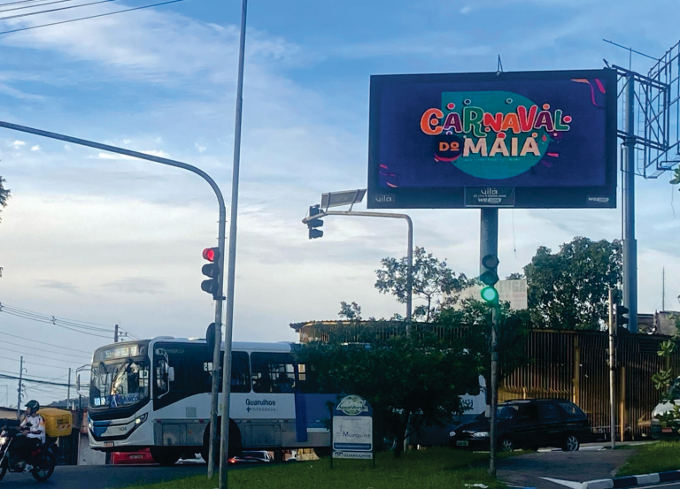 Veiculação em Pinel de LED Cliente Parque Maia Shopping Guarulhos