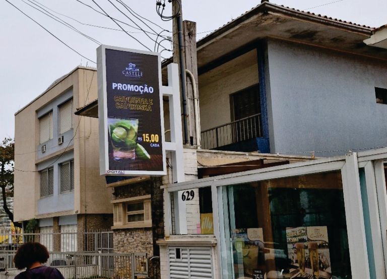 Venda de Painel de LED Restaurante Castele