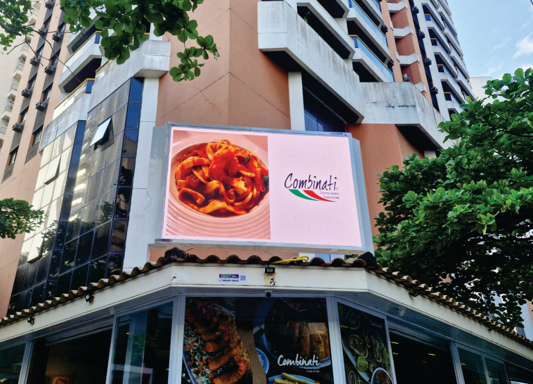 Venda Painel de LED Restaurante Combinati Guarujá