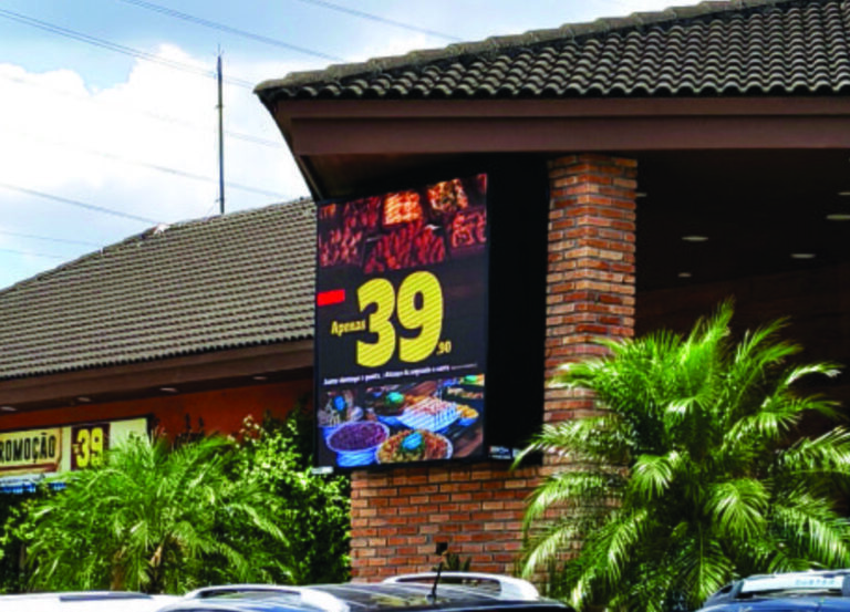 Locacao de Painel de LED Restaurante da Fazenda Eng.Roldao